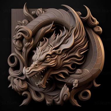 3D model dragon stl (STL)